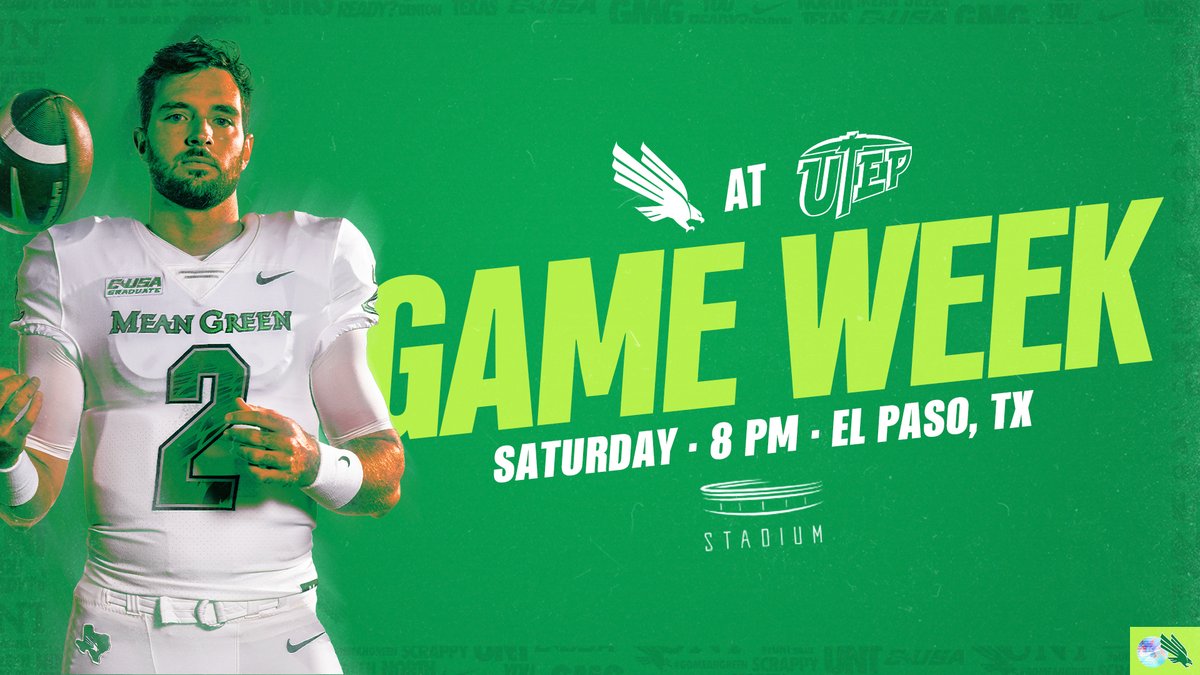 This is the week you've been waiting for. 🏈

💻 northtex.as/GamedayUTEP
📺 northtex.as/StadiumTV
📻 northtex.as/VarsityNetwork

#GMG 🟢🦅