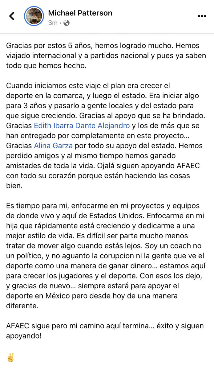 Benificio y Crecimiento del FB Mexicano AC tweet media