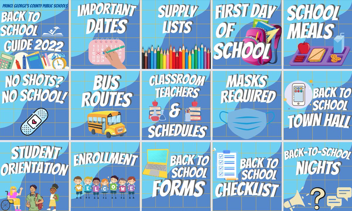 pgcps's tweet photo. 🍎1-WEEK COUNTDOWN🍎

🍎The 2022-2023 school year kicks off soon! Get all the details in our 2022 Prince George's County Public Schools Back-to-School Guide!

🍎 Click through the guide for all the details or visit our website at https://t.co/yF9kNcC9f6 #PGCPS1stDayReady https://t.co/hC8OcwBn7V