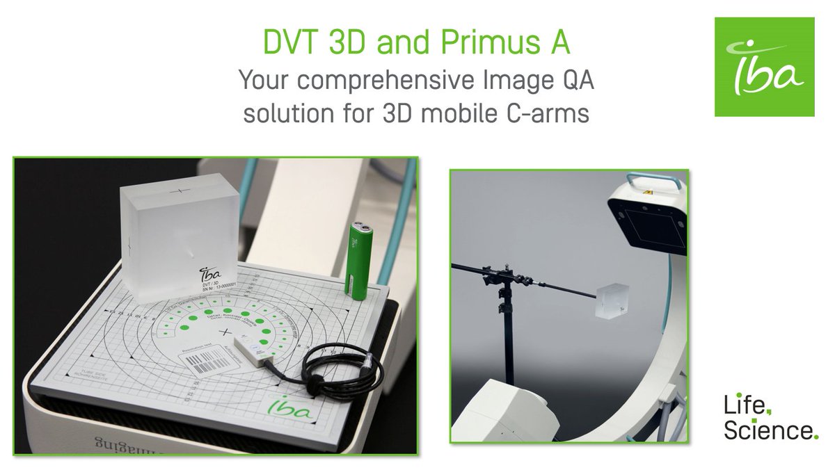 IBADosimetry's tweet photo. Discover DVT 3D and Primus A, your comprehensive Image QA solution for 3D mobile C-arms. Learn more:
https://t.co/tlt1zAdW51 #Medicalimaging #Imaging #Radiology #xray #3Dcarm #3Dimaging https://t.co/3T8Fq70Yi6