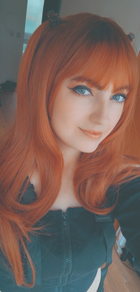 emmy_usagi's tweet photo. Playing around with makeup again today... came to the conclusion I should cosplay Asuka from NGE🤔🧡

#cosplayer #wigtest #Asuka #nge https://t.co/vlF7fxLFDl
