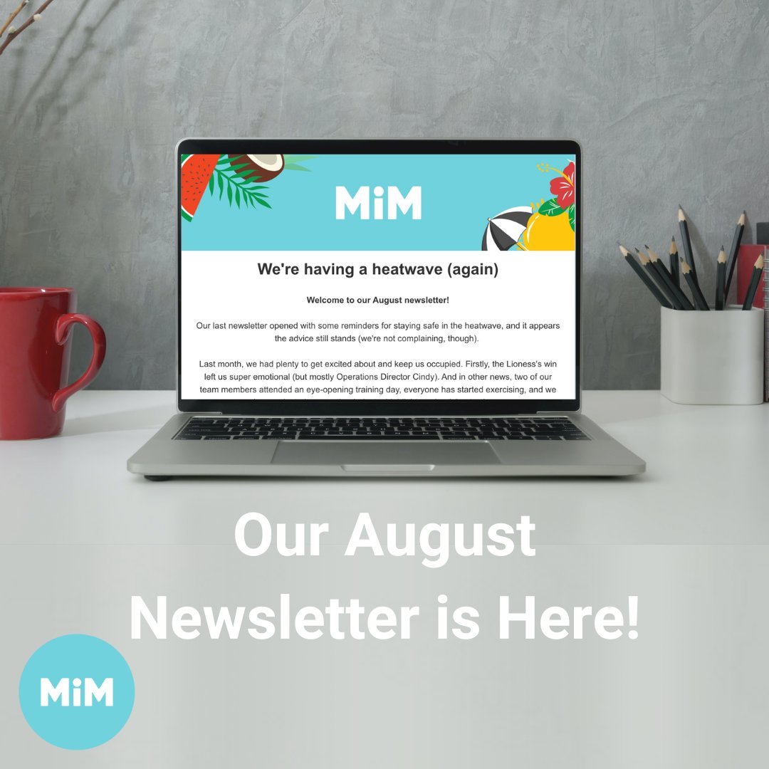 The August edition of our newsletter is now live! Stay up to date with industry news, internal announcements offers and more by signing up: loom.ly/Rwfgz1k

#mim #marketing #mastersinmarketing #marketingplan #marketingstrategy #newsletter #blog #content #copy #social
