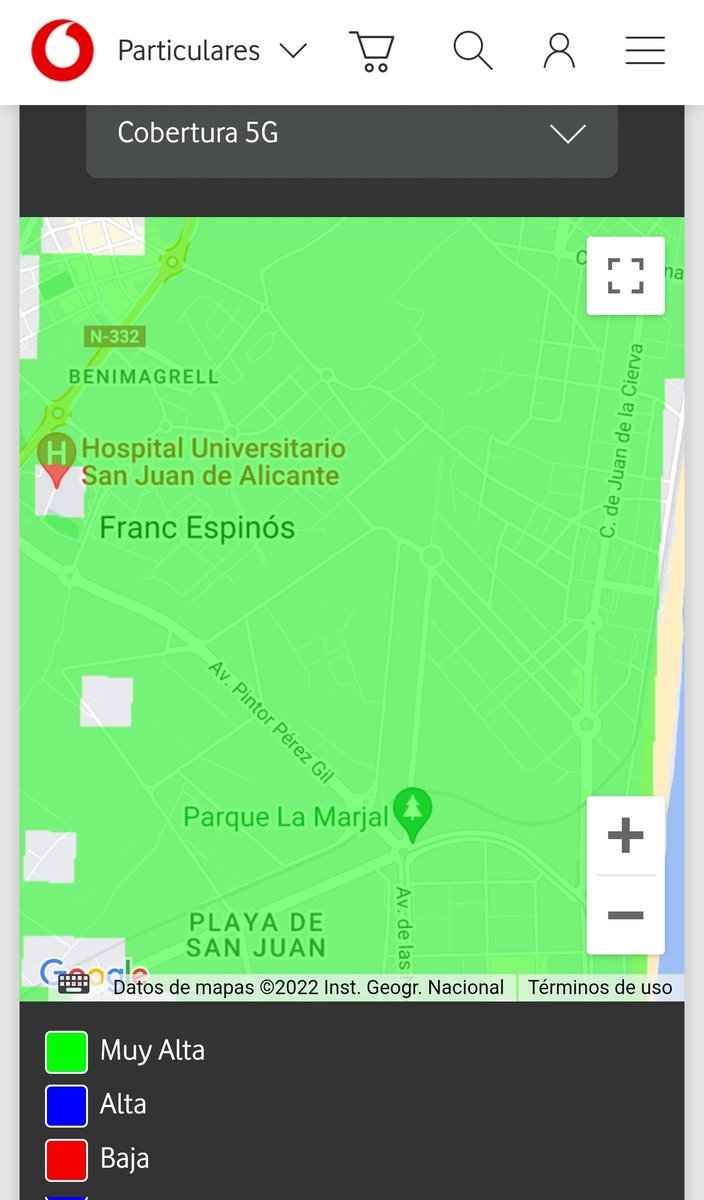 jrey00's tweet photo. @vodafone_es porqué en vuestro mapa de cobertura aparece mi zona como "alta" tanto en 4G, 4G+ y 5G pero la realidad es no llegar ni a 1MB?? https://t.co/B2CUwZWAaR