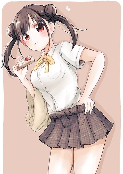 明らかに折ってるな…ってわかるちょこ先輩の制服スカート好き 