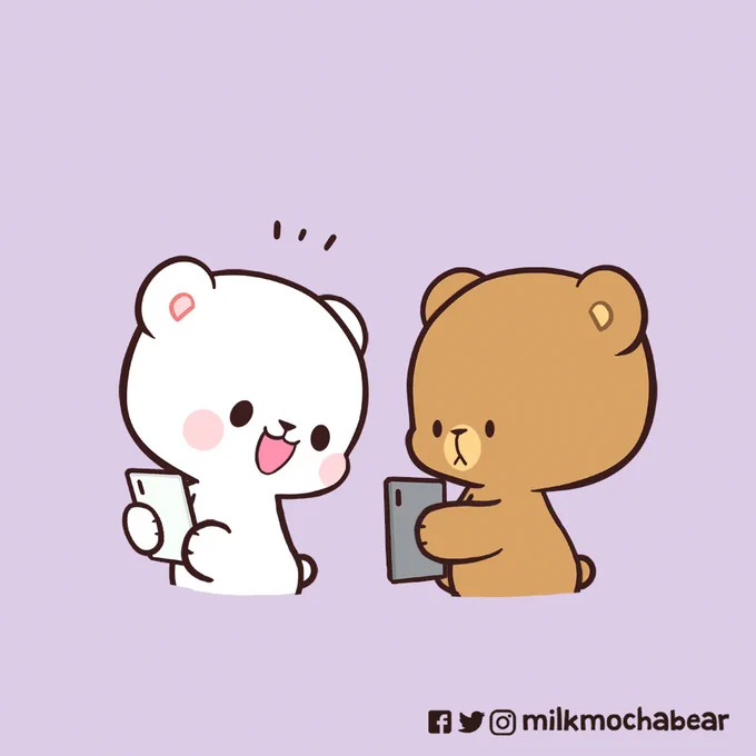 I laugh just for you 😌
---
Feel free to mention someone who loves to share memes with you~! ❤

#milkmochabear
#milkandmocha 
