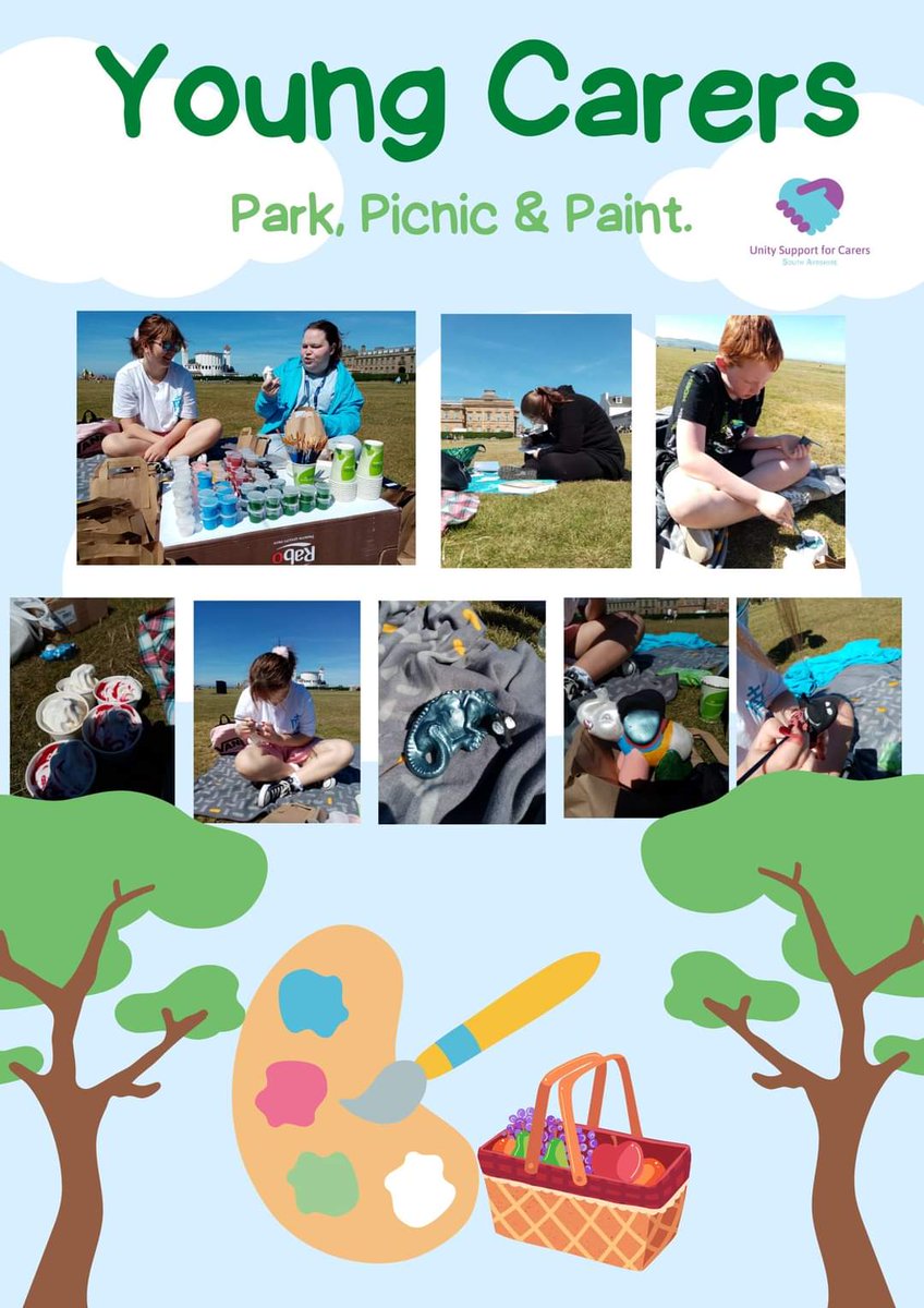 Claire_SAC's tweet photo. It was a beautiful day for painting in the park & a perfect opportunity to gather feedback, experiences & ideas from our young carers βοΈπ¨οΈππ¦ #SASummer22 #SAYoungCarers #YoungCarers #consultation @sahscp @InclusionSac https://t.co/3iaNKcoN2t