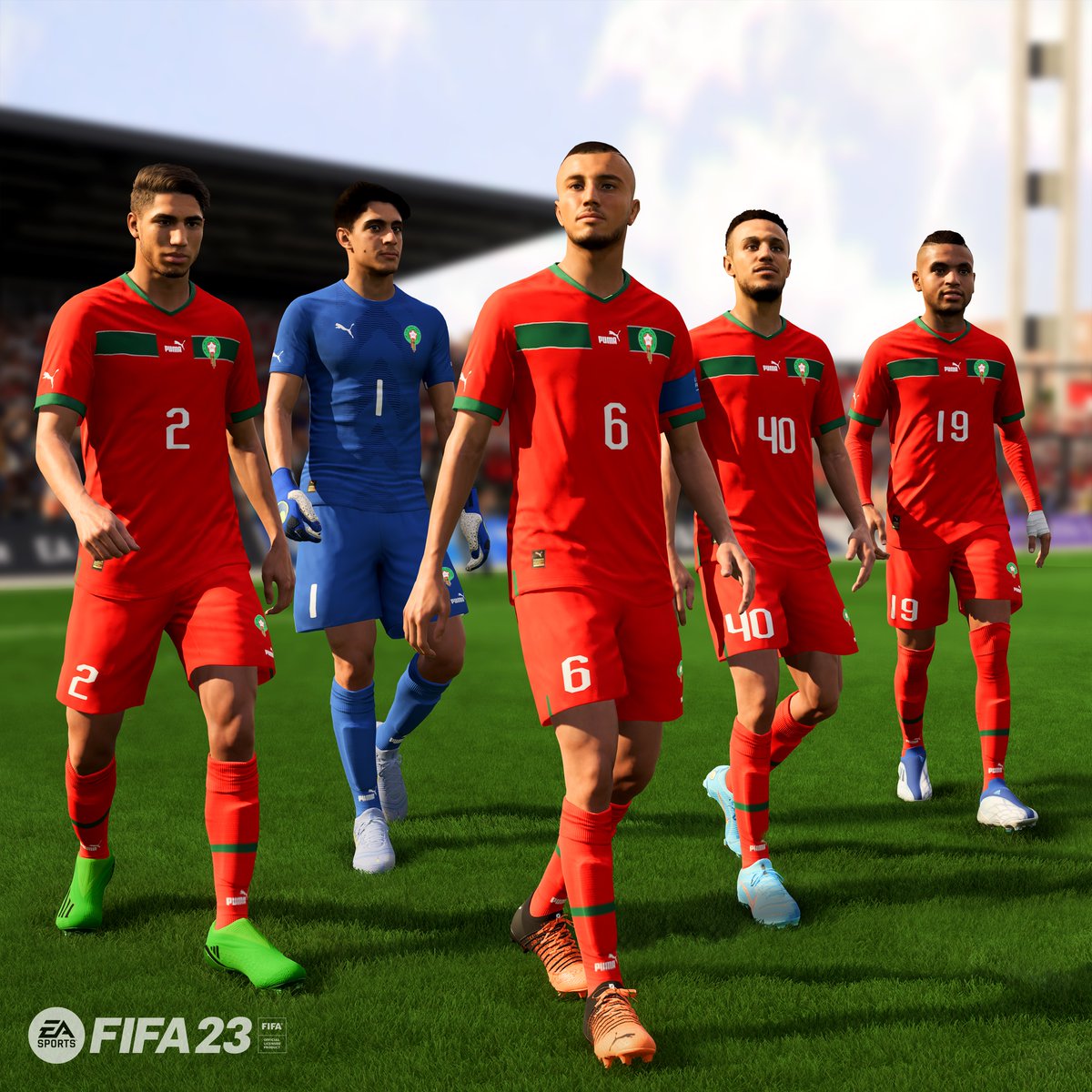 Les Lions de l'Atlas arrivent !
L'Équipe Nationale du Maroc sera disponible dans #FIFA23 ! 🔥