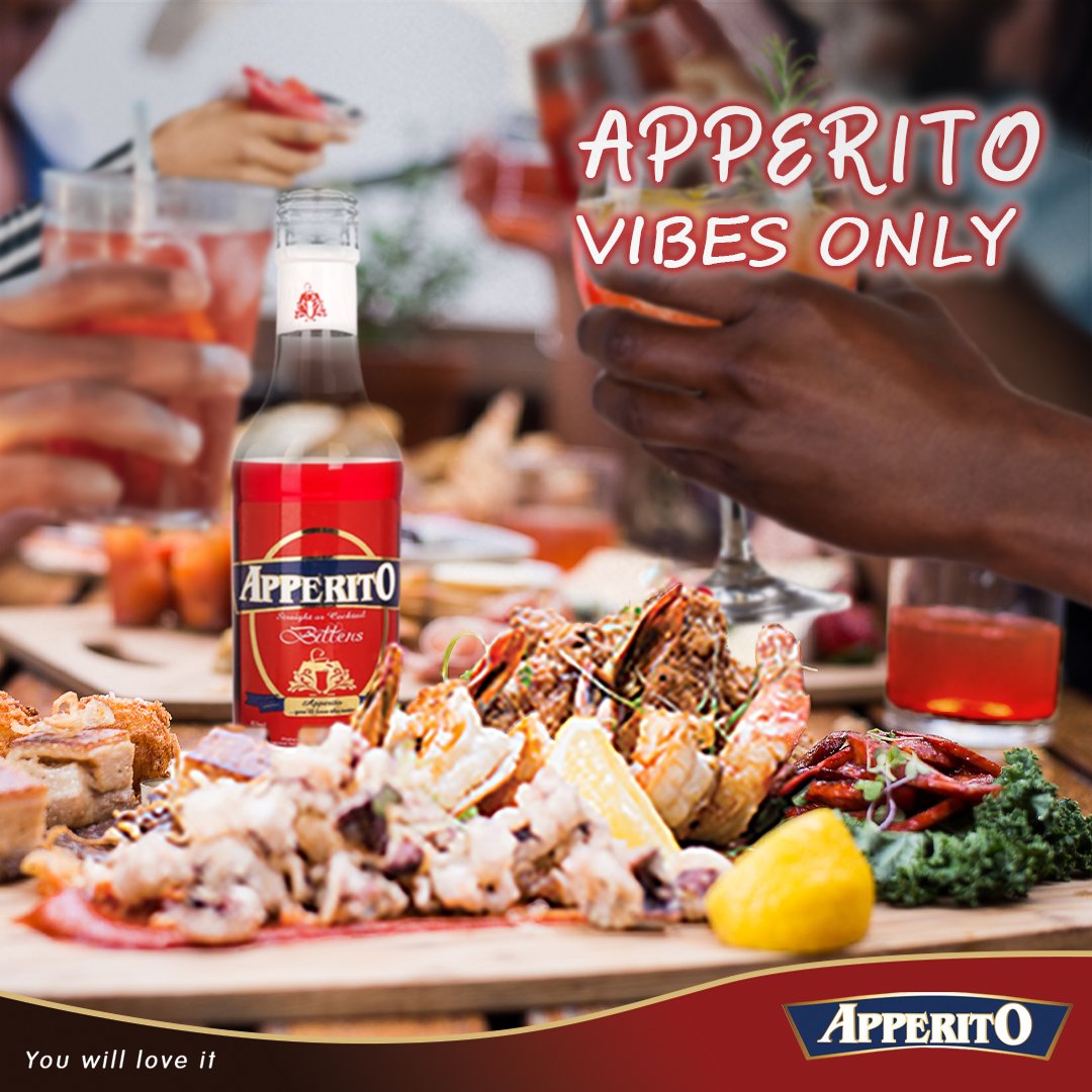 Apperito_ng's tweet photo. The perfect aperitif for you.
The mood is lit, the table is set with all your favourite dishes - all that’s left is the perfect aperitif; Apperito.
#Apperito
#ApperitoNigeria
#ApperitoMix
#ApperitoCocktail
#YouWillLoveIt https://t.co/SLUqO3N6GY