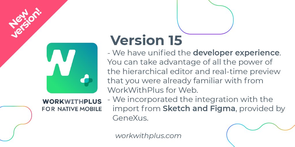 workwithplus's tweet image. 📢WorkWithPlus for Native Mobile 15 has been released! 

👉Release notes: bit.ly/3cdi3Sw

⬇️ Download: developer.workwithplus.com

🚀Here are some of the highlights of the new features available in this new version!

#WorkWithPlus #LowCode #GeneXus