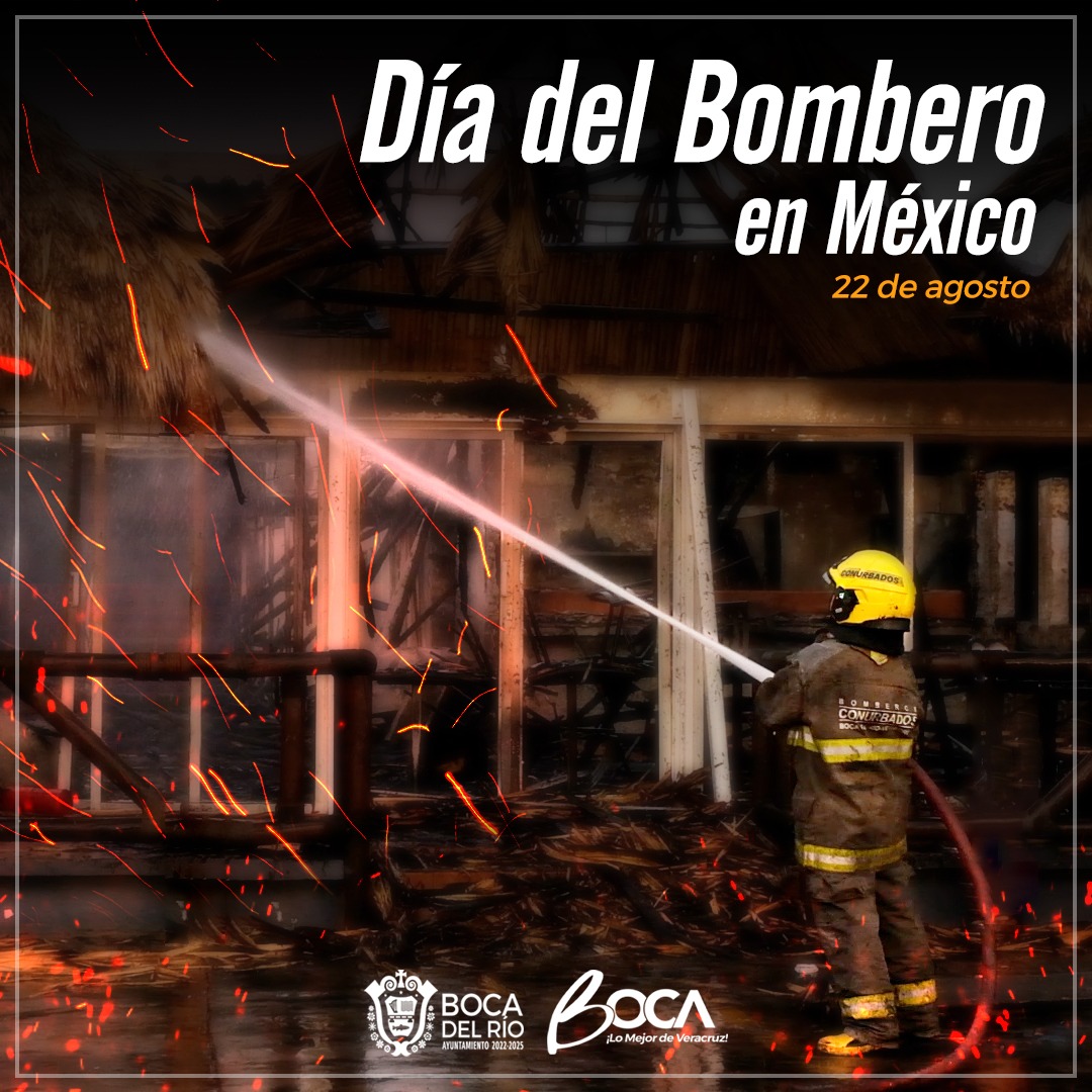 _BocadelRio's tweet photo. Hoy felicitamos a quienes con su responsabilidad y compromiso se han dedicado a cuidar la integridad de las y los mexicanos. 👨‍🚒👩‍🚒

¡Muchas felicidades a todos nuestros bomberos!

#BocadelRío #LoMejordeVeracruz #DíadelBombero https://t.co/RgZAXyH4cz