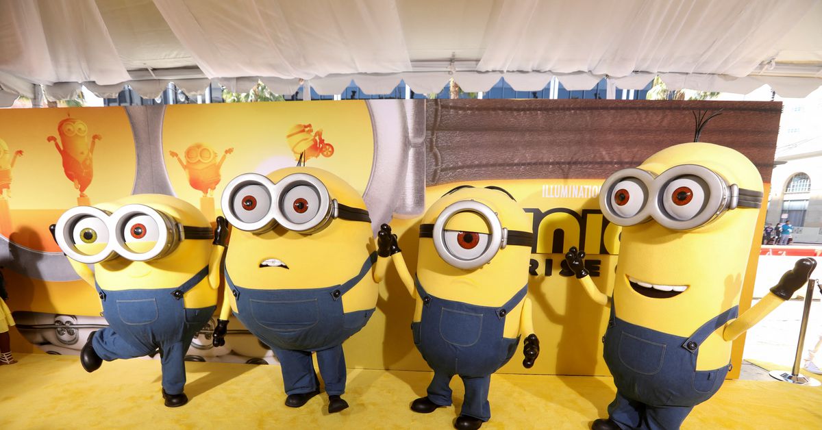 Reuters's tweet photo. Chinese censors change ending of latest 'Minions' movie https://t.co/p6fz8UUhaF https://t.co/6bUjg7ZOSP
