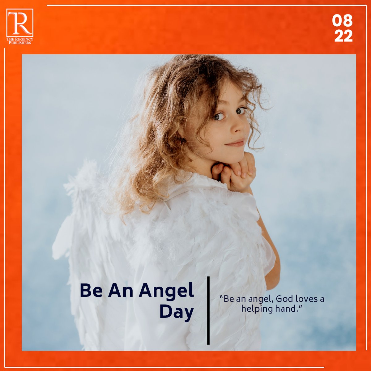 TheRegencyPubUs's tweet photo. Small acts of kindness can make a huge difference in the lives of others even if they're small acts to you.
#TRPUS #TheRegencyPublishersUS #beanangelday #angels #angels https://t.co/8tbm2J7eWh