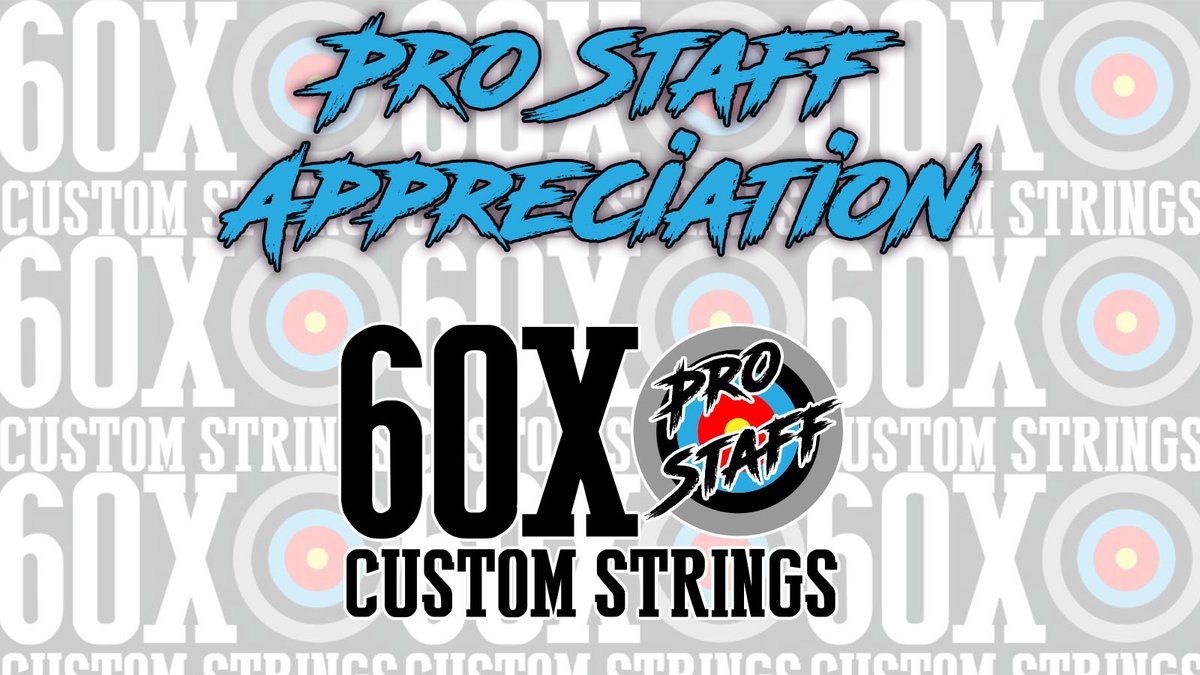 60XCustomString's tweet photo. 60X is very grateful for our staff shooters! Join us this week as we celebrate them!🏹
Want to join 60X’s Pro Staff for the 2023 season? Learn more at this link: https://t.co/8nkUqqF18G
#60xcustomstrings #60xprostaff #60xstaffshooter #westringityouflingit #stringforperfection https://t.co/LvQbAb2Bj6