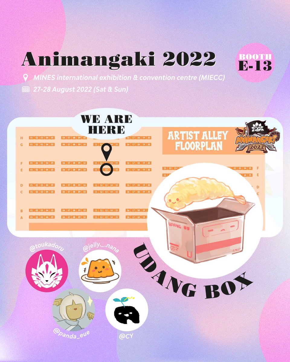 jelly_w98's tweet photo. hello! 🔊 booth catalouge time! 
I'll be boothing at @animangaki 2022 on the 27th - 28th of August at MINES convention centre (MIECC) along with @toukadoru @panda_eue and CY, See y'all there!

#amg2022 #animangaki2022 #animangaki #miecc #illustration #art #anime #drawing #manga https://t.co/SsYRcM5J2t