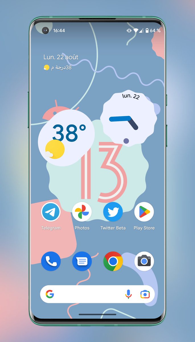 smartechdaily's tweet image. صور لجهاز #OnePlus8 يعمل بنظام #Android13 بفضل روم @EvolutionXROM 7.0 😍
