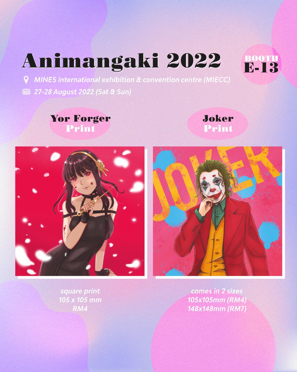 jelly_w98's tweet photo. Additional pages for the catalogue that I’ll be selling at @animangaki . Do drop by and say hi! 👋🏻 . We’ll be at booth E-13 https://t.co/L1zNFqJekm