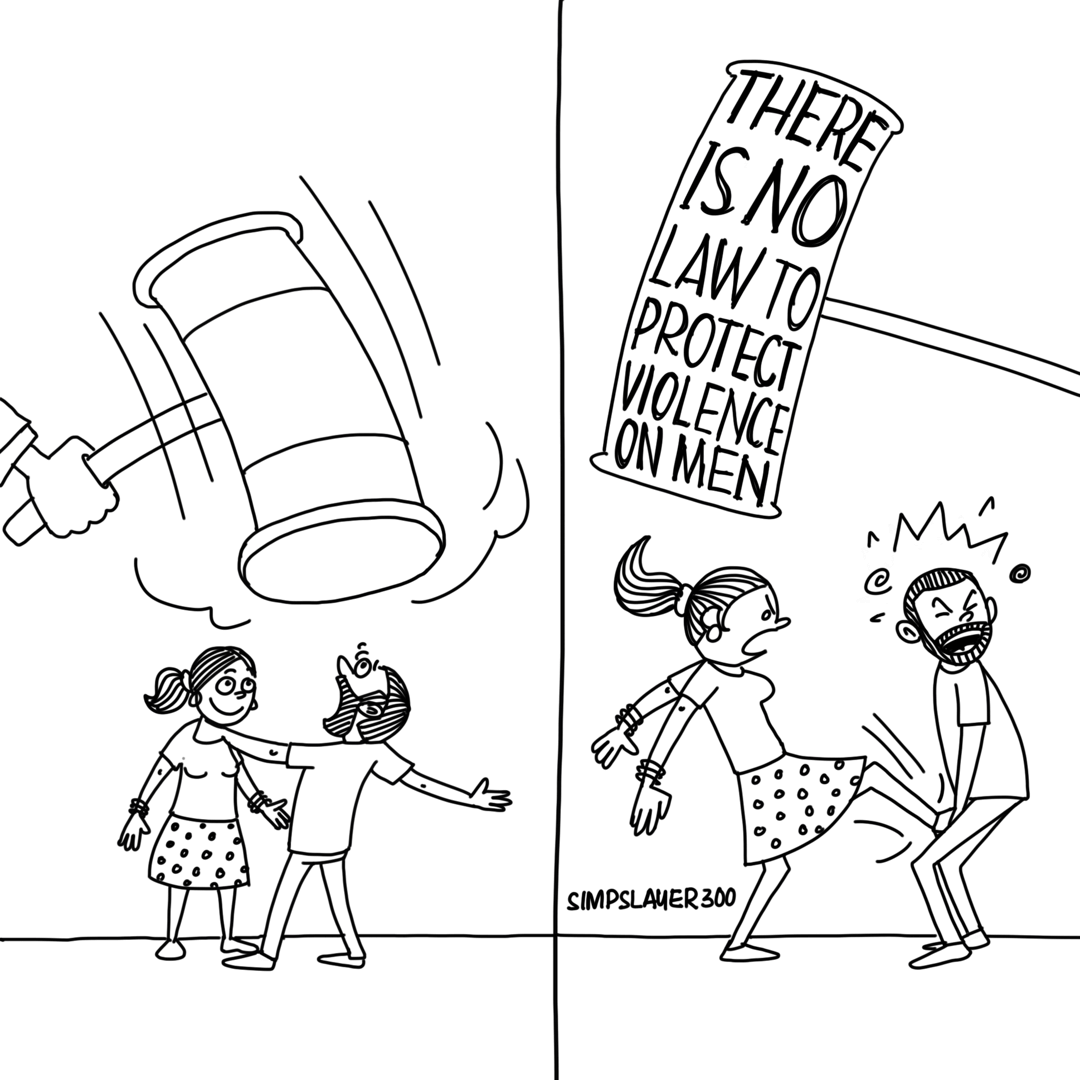 TeamShaktimaan's tweet photo. Where is the #Right2SelfDefense for Indian men when they're abused by women ? https://t.co/sgv8OoeR7y