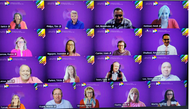 CRA's Western Region senior management team is showing our full support for Public Service Pride Week 2022. We know that having a respectful, safe and inclusive workplace for LGBTQ2+ public servants benefits everyone. <a href="/PSPrideNetwork/">Public Service Pride</a>  #PSPW2022
