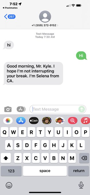 Is anyone else getting weird texts lately lol https://t.co/dj2QqfmcJ0