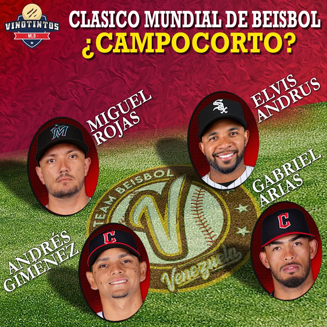 VinotintosMLB's tweet photo. ⚾ ¿Cuál jugador #Venezolano debería  cubrir el Campocorto en el próximo #Clásico Mundial de Beisbol? ⚾

Aquí  presentamos algunas opciones.

Y tu favorito,  ¿quién sería? https://t.co/FByfr72ZpM