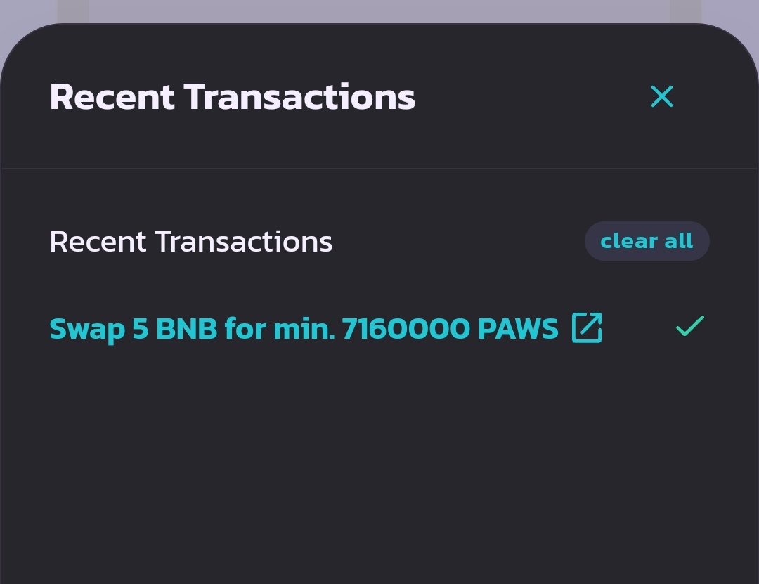 Since mainstream market os boring. I am going g to start some #Safu degen plays. Just biught $Paws by @Pitbull_Grow I missed squidgrow so am getting in. Dev doxxed to me personally. Lp locked and just 150k marketcap. Let's go 🚀