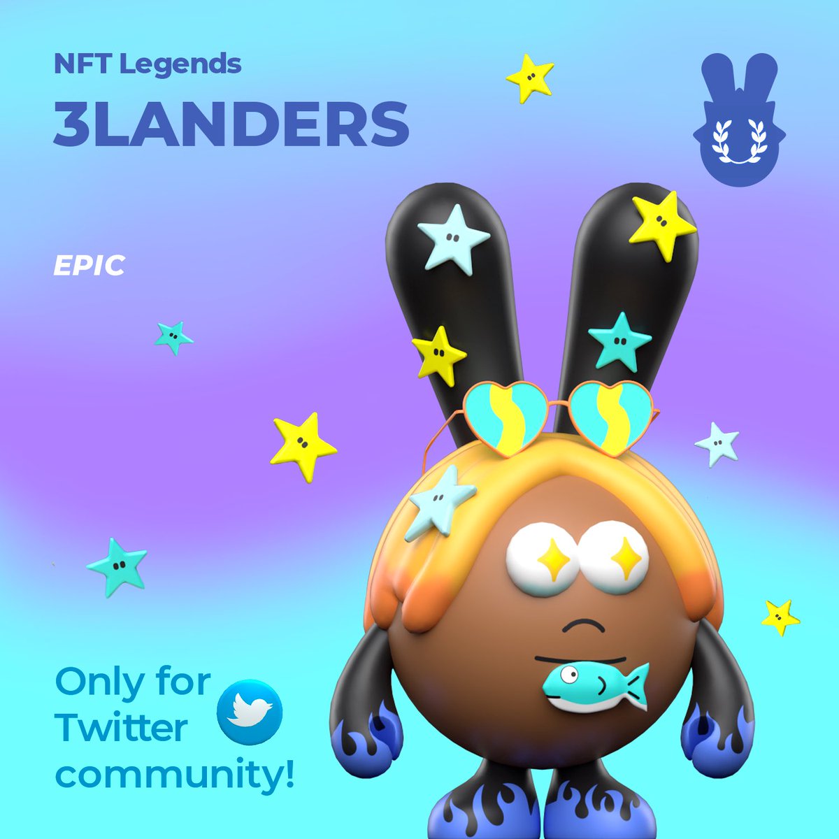 Hi guys! 

Our new special drop from NFT Legends collection is available now for collecting 😎 The gift is inspired by <a href="/3LandersNFT/">3Landers 👀</a> collection 🤩 

Collect here: bx.vc/56joaf ❤️
