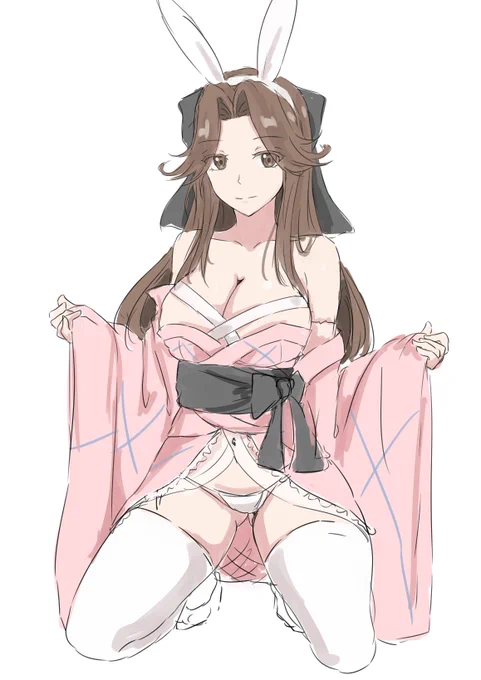 和装バニー神通(浴衣アレンジ)バニガッテナンダッケ 