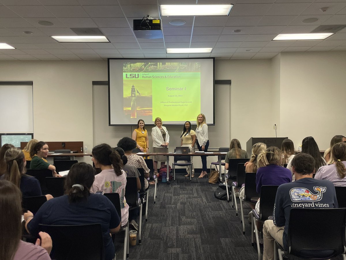 mfusse1's tweet photo. The Department’s Diverse Learner Division is spending time with all of the new student teachers at Louisiana State University discussing supporting diverse learners, students with disabilities and English Learners in their classrooms. @La_Believes #LaDiverseLearners https://t.co/42kzBqwpWd