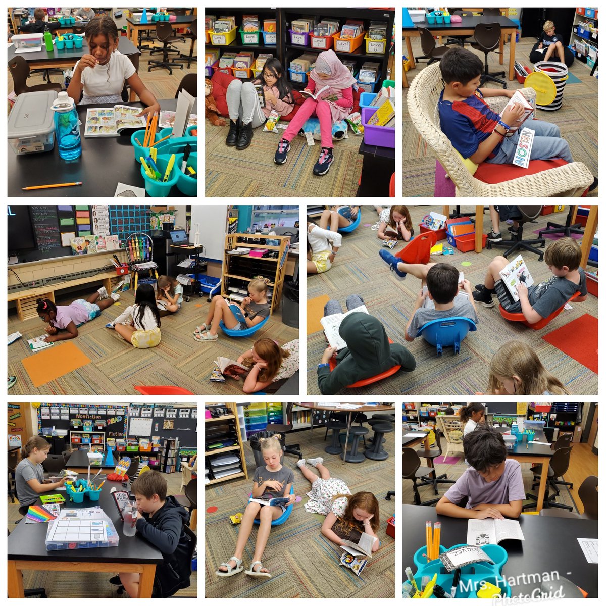 MrsHBrookside's tweet photo. Learning how to be quiet during independent reading so we can do our best thinking. #itsworthit #brooksidebcats1 https://t.co/m0NfEYN0Xs