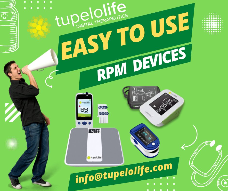 TupeloLife's tweet photo. Help patients use at-home health monitors, by providing ready to use cellular-based devices. Tablets and bluetooth devices are not user friendly for everyone. Plus the need for WiFi and internet make them more expensive!  Call us at (469) 914-0044 to get started.

#tupelolife https://t.co/9uX8LxDkrf
