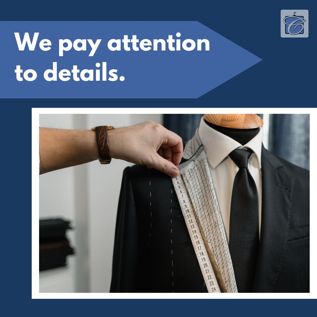 clear_cleaners's tweet photo. Crystal Clear Cleaners' expert suit tailors are MASTERS at our craft. 
We cover your alteration needs for work, weddings, or formal occasions like no other. 

Get the perfect fit you have ever wanted. See us at 356 South Main Street, Orange, CA.

#CrystalClearCleaners https://t.co/vLETkrfsbd