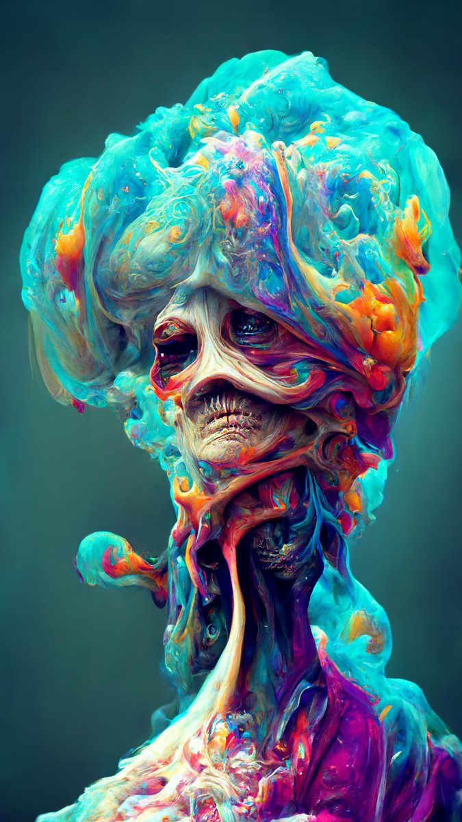 Melting drippy alien #aiartcommunity #gan #ganart #generative #generativeart #nft #cnft #creativeai #visuals #creativecoding #ai #machinelearning #digitalart #conceptart #aiart #midjourney #midjourneyAI #midjourneyart