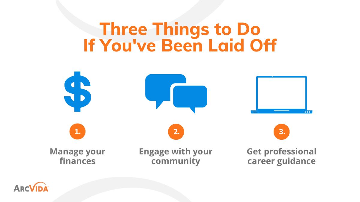 There's no sugarcoating it: getting #laidoff is tough. Navigating a #layoff can be a roller coaster of emotions and your #jobsearch can feel a bit like a maze. Here's what to do if you've recently been laid off: arcvida.com/Blog/Post/what…