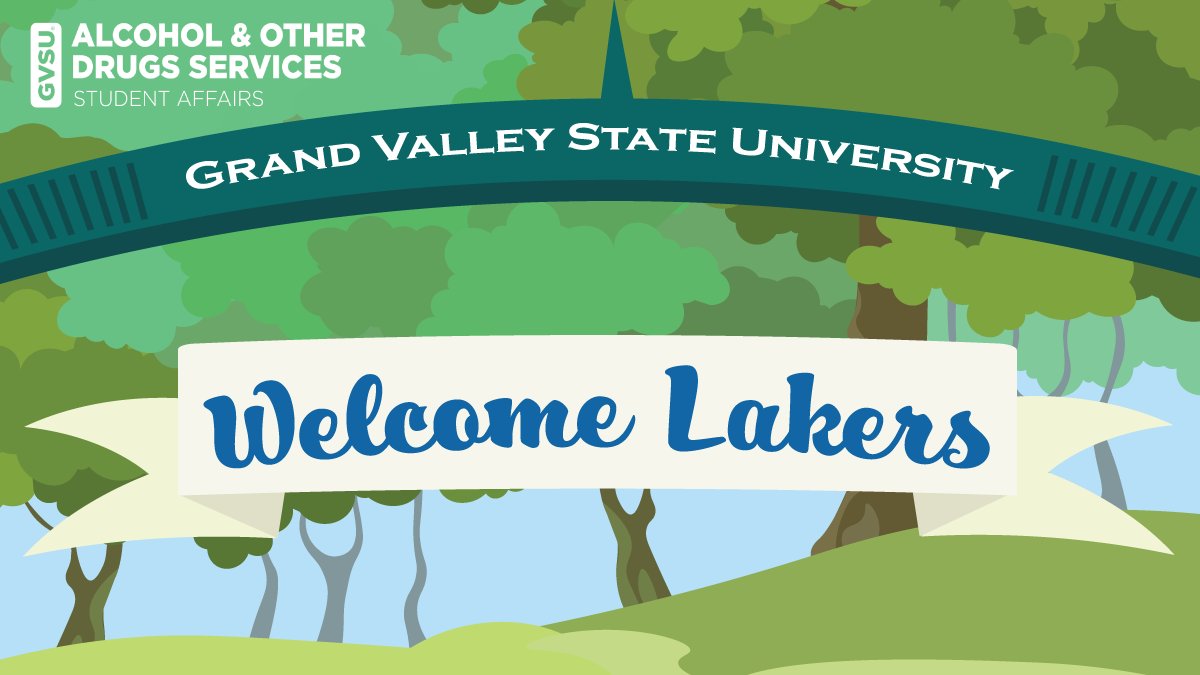 gvsuaod's tweet photo. Welcome to the new #GVSULakers moving in! We want you to know that we are here to help! AOD can answer your questions regarding alcohol and other drug use.
โ๏ธ aod@gvsu.edu
๐ (616)331-2537
Or visit https://t.co/9MSOsB9Sgw
#GVSU #GVMoveIn #gvaod #GVWellness ##GVPartySmart https://t.co/O0SpJ2gIS3