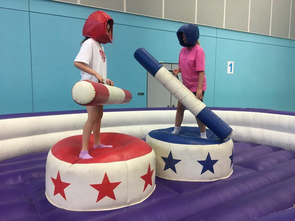 I was knocking kids off podiums. Summer school is fun