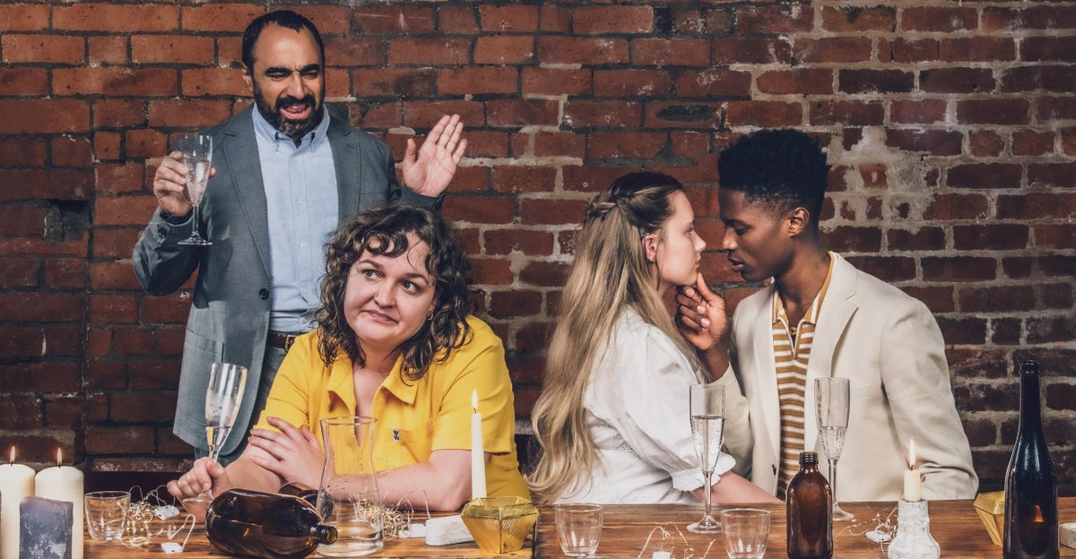 Check out the new artwork for Much Ado About Nothing. Beatrice and Benedick are worlds apart from the young couple Claudio and Hero. But things are bound to change...

The teaser trailer is landing soon! See dates and book – bit.ly/MuchAdoSheff

#MuchAdoAboutNothing