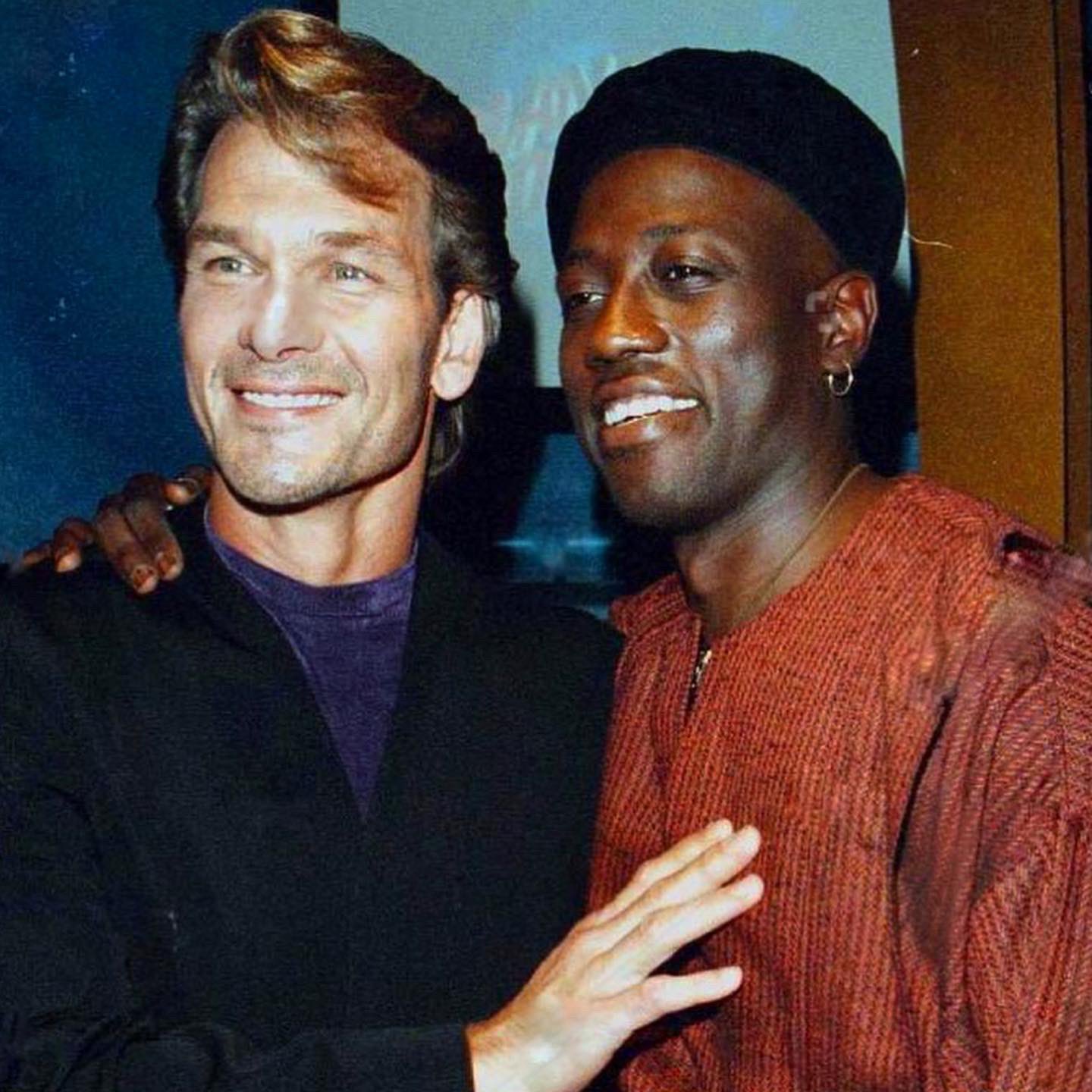 Here s hoping the WiFi reaches heaven  Happy Belated 70th Birthday to my brother Patrick Swayze  