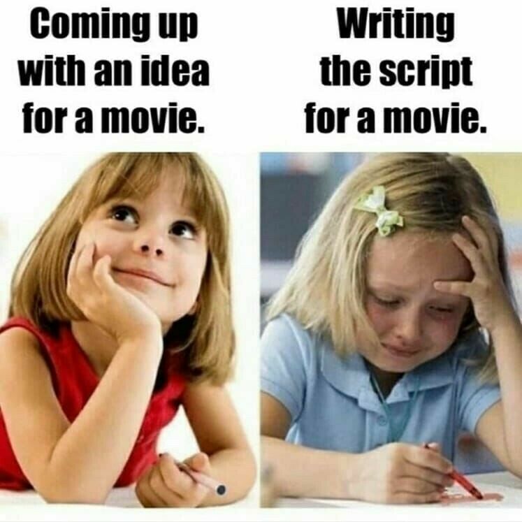 Stage32Scripts's tweet photo. But really... who can relate? 😂
#AmWriting #scriptchat #screenwriting #writingcommunity #screenwritingtwitter #screenwriter #indiefilm #filmmaking #scripts #prewga #stage32 #stage32scripts #iamstage32 https://t.co/dsPMbBzf5W