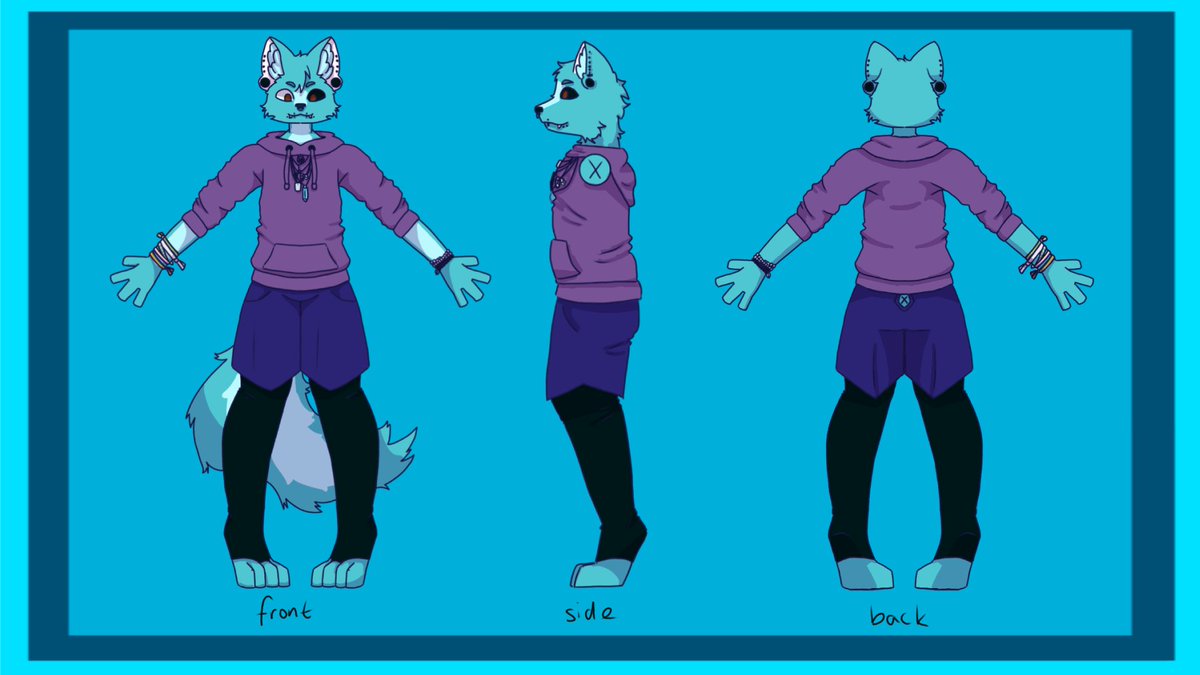 Blacksunsetber2's tweet photo. I made myself a #Fursona! Last pic is nsfw! https://t.co/COrGPAaLbd