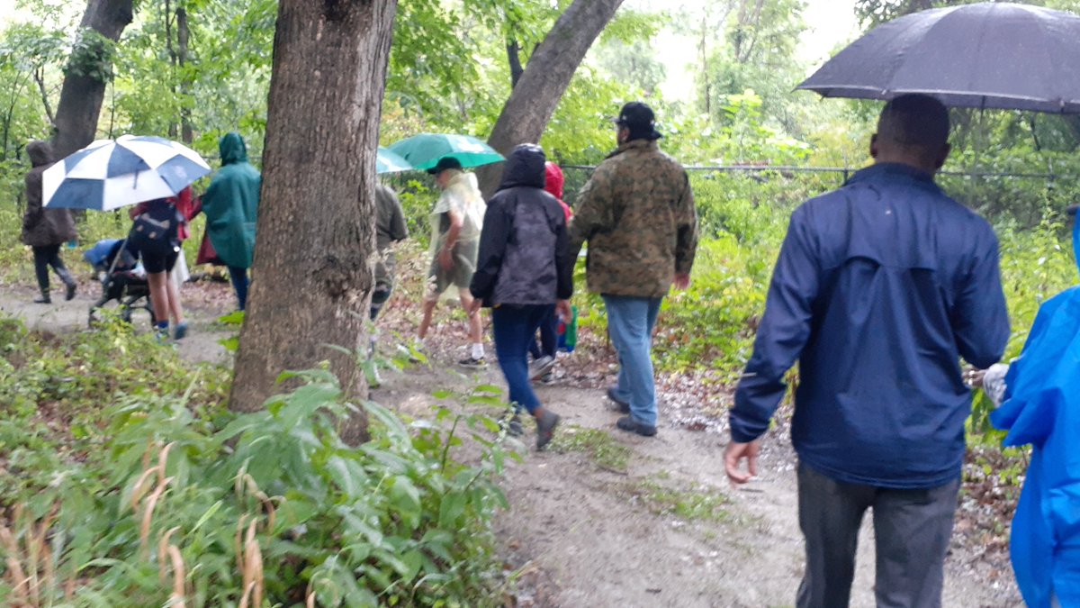 SHlibrary's tweet photo. A little rain didn't stop us! Thanks to all who came out to our Nature Walk at Sandridge Nature Center this weekend. Check out our Calendar for more events coming up this Fall at https://t.co/ppwsV5ToA8.

#SHPLibrary #nature #naturewalk #forestpreservecookcounty #forestpreserve https://t.co/7e790hK7l3