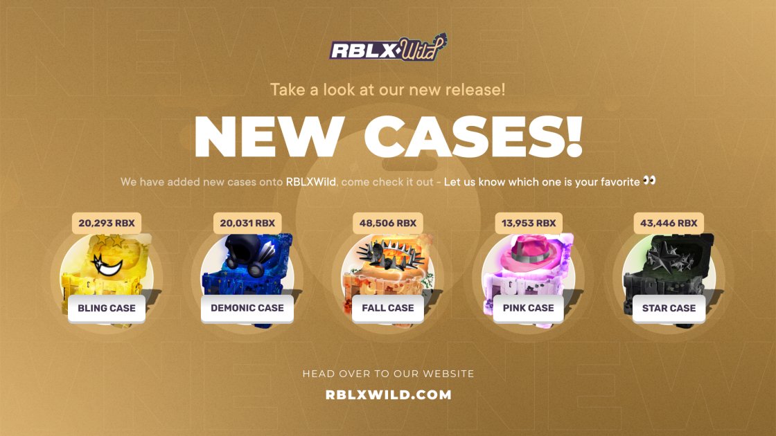 RBLXWild on X: We are giving away 2 Clock Work Cases to 2 people