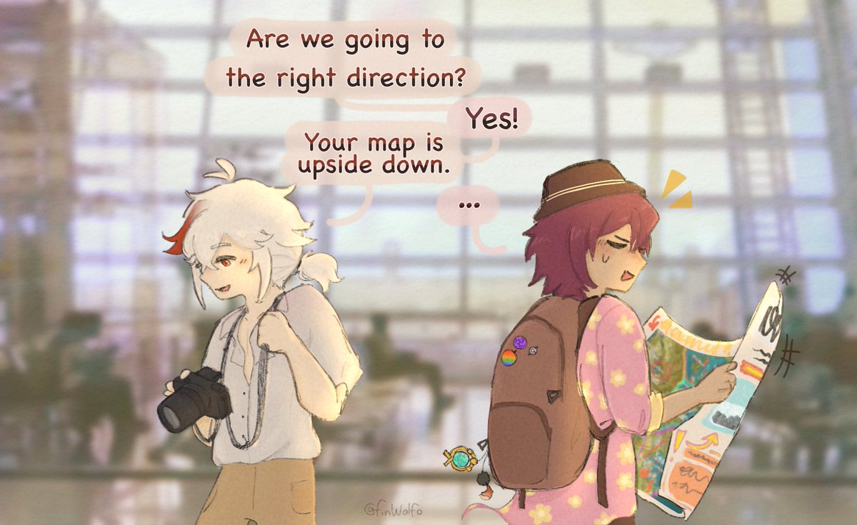 #heikazuweek2022 day 1 | Travelling

[#kazuha #heizou #heikazu #kazuhei #heizuha #genshinimpactfanart ]