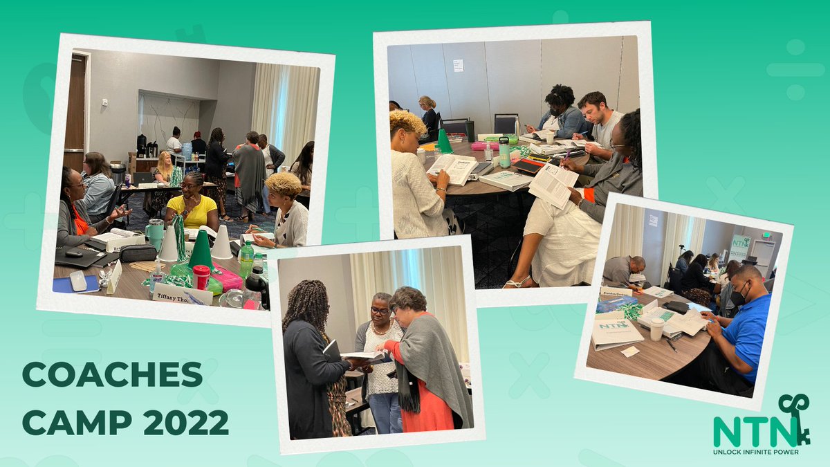 NTNMATH's tweet photo. Check out a few pictures from our 2022 NTN Coaches Camp! Thank you to everyone that participated. The collaboration was awesome!
#ntnmath #unlockinfinitepower #teacher #teachers #loveteaching #edleadership #eduleaders #edchat #mathchat #teachchat https://t.co/lUIVY2Y3rv