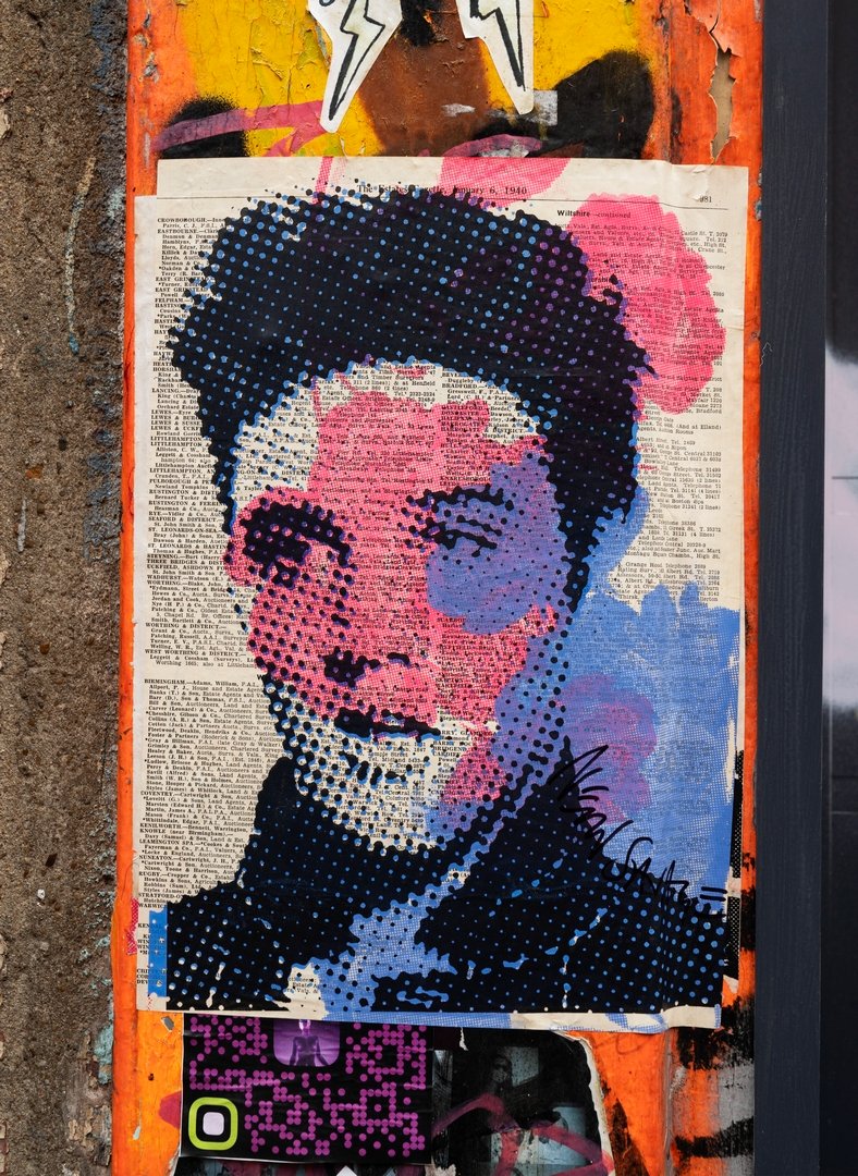 I Can't Help Falling In Love with <a href="/NeonSavageArt/">Neon Savage</a>'s #ElvisPresley screenprint street art in #Shoreditch