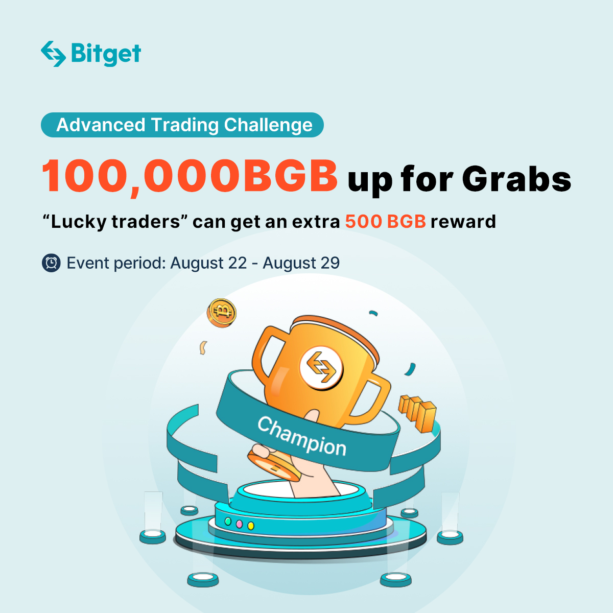 Calling all Advanced Traders, we have a challenge for you!
✅Trade Spot &amp; Receive $BGB
✅Lucky Traders Lottery
☑️Register for the Event - docs.google.com/forms/d/e/1FAI…

Details - support.bitget.com/hc/en-us/artic…