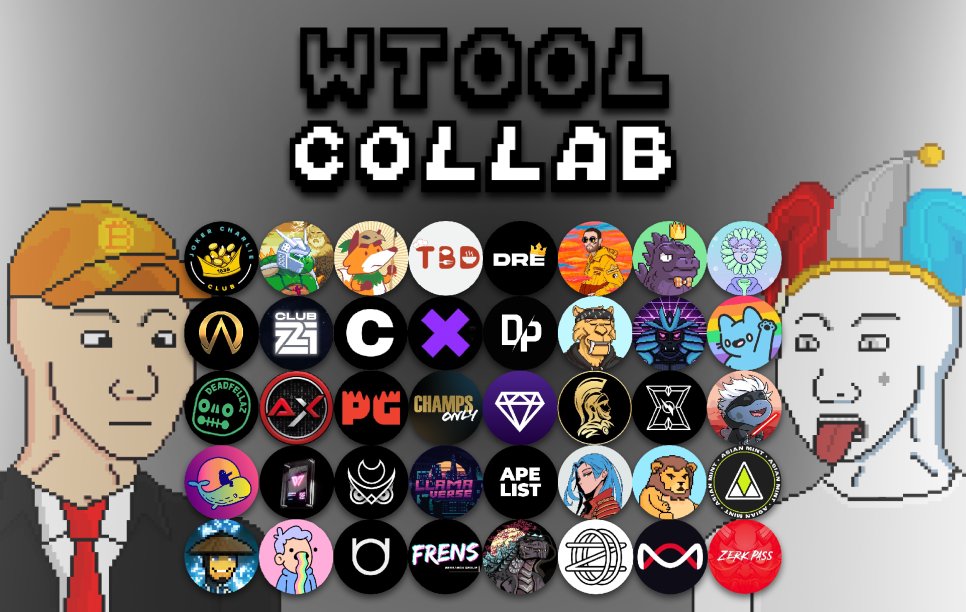 Tbh we thought we were the only ones left in the space once known as "web3".
We got liquidated, rugged and lost our funny money. But one thing hasn't changed and that's our web3 frens. WTOOL appreciates each collab &amp; community we have came across with while seeking for company ♥️