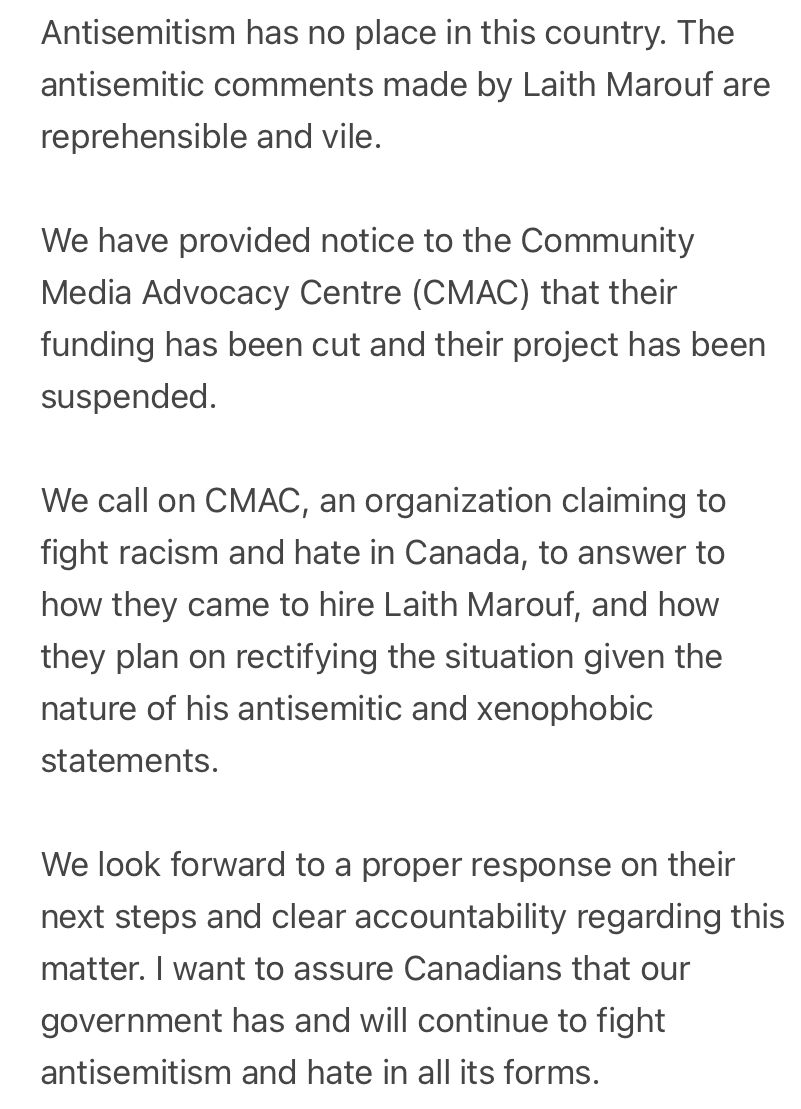 HonAhmedHussen's tweet photo. Update by the Minister of Housing and Diversity and Inclusion on the status of the Community Media Advocacy Centre project. https://t.co/LPqMsv3hQP