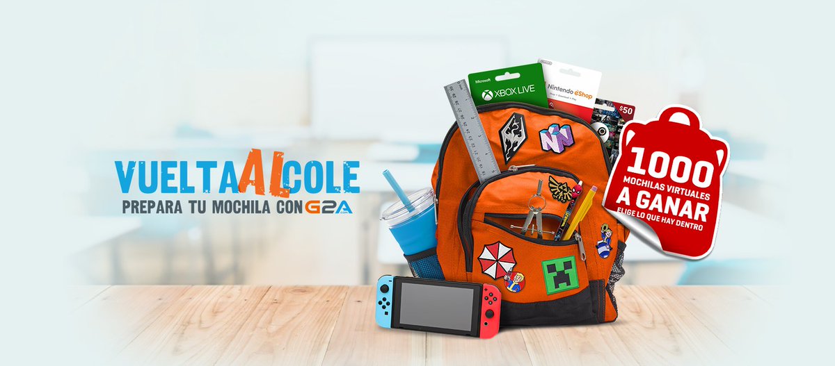 Djprieto_y_Neta's tweet photo. 🎒SORTEO 15€ EN @G2A_ES📚

Con motivo de la vuelta al cole que está organizando G2A vamos a sortear 3 mochilas virtuales de 15€ para gastar en su web! 

Requisitos:

✏️ Seguirme @Djprieto_y_Neta
✏️ Seguir a @G2A_ES
✏️ RT este Twit

¿Volvemos al cole?🤓

Info importante abajo ⬇️ https://t.co/nbZlbb9hT6