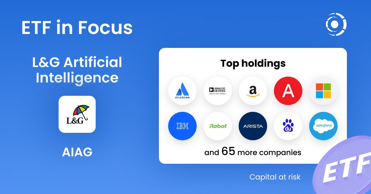 Today’s #ETF in Focus is L&amp;G Artificial Intelligence 🤖 #investing in companies involved in artificial intelligence (AI) technology. Find out more >> community.investengine.com/t/etf-in-focus…

Capital at risk