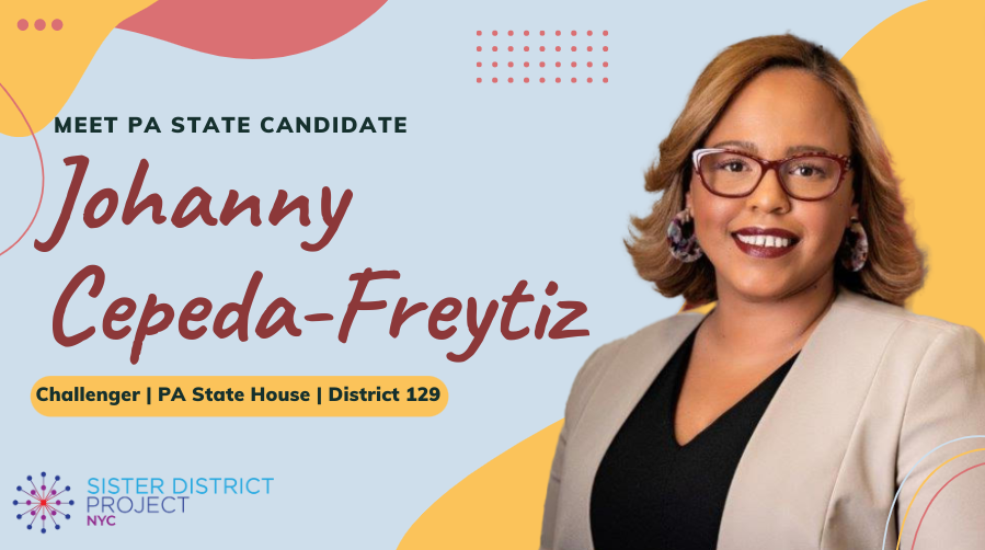 Do you want to #brunch and save #democracy at the same time? Join us August 28th at Linen Hall &amp; support #PA candidate @<a href="/CepedaFreytiz/">Johanny Cepeda-Freytiz</a>! RSVP here: bit.ly/3PFdeiB #Fundraiser #NYCFundraiser #SisterDistrict #StatesMatter #PAPolitics